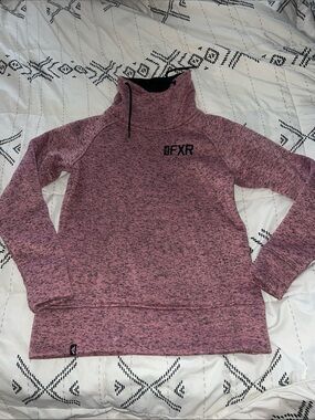 FXR pink/black cowl neck. Women’s small.